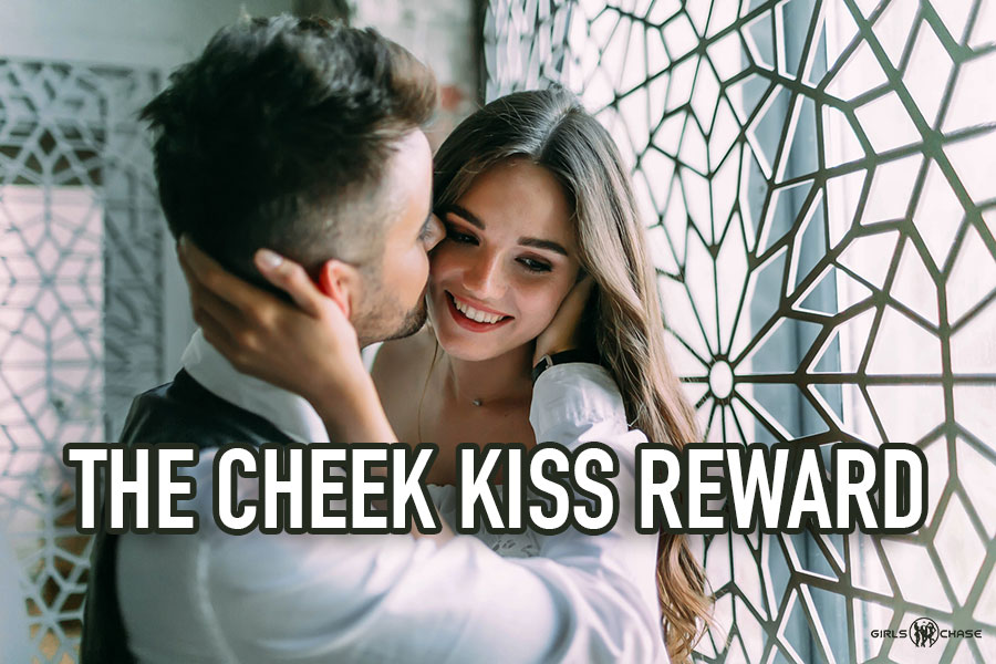 cheek kiss reward
