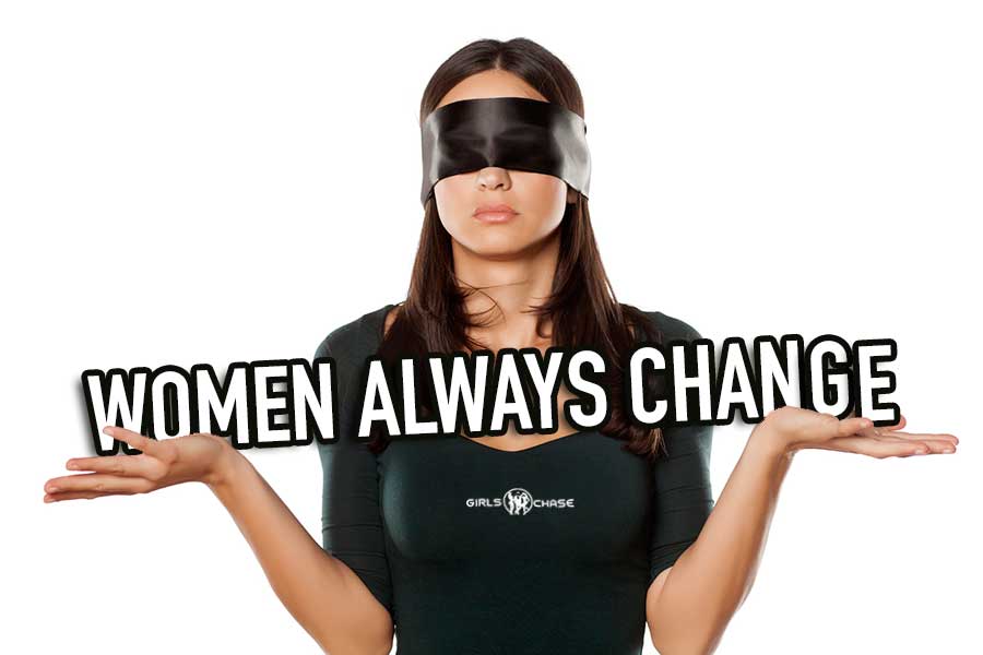 woman changes