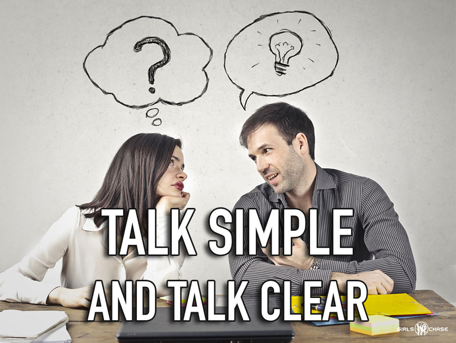 talk clear and simple