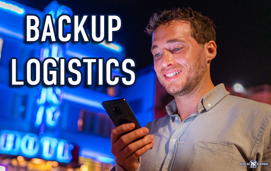 get laid with backup logistics