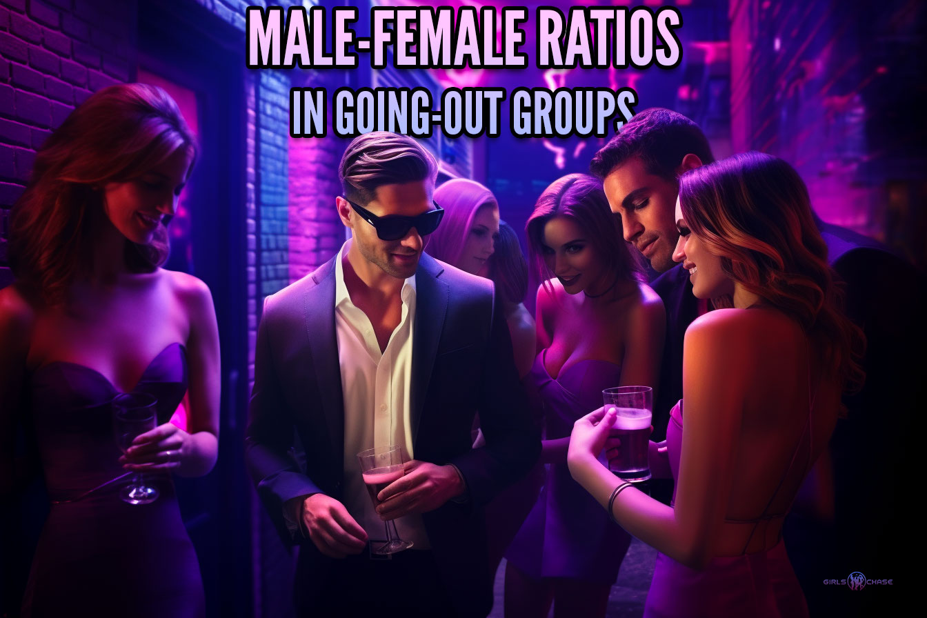male-female ratio in going-out groups