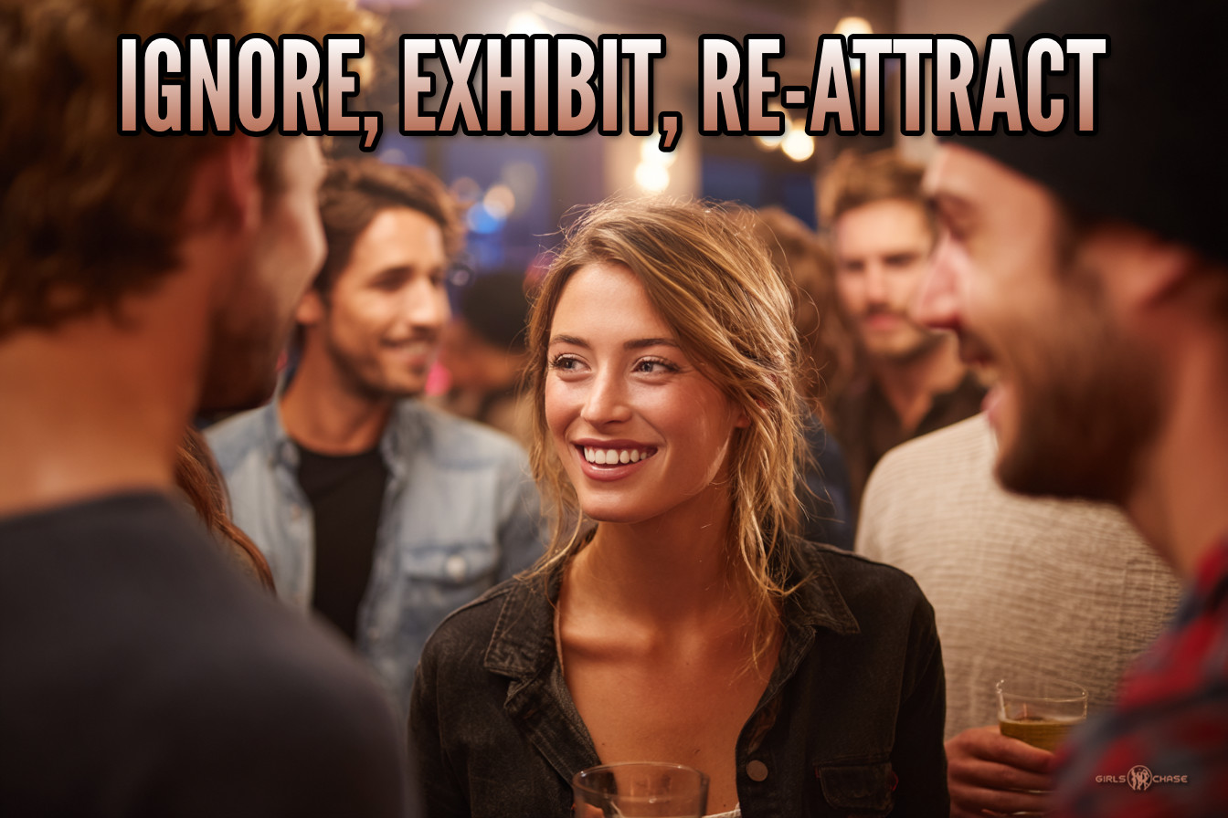ignore, exhibit, re-attract