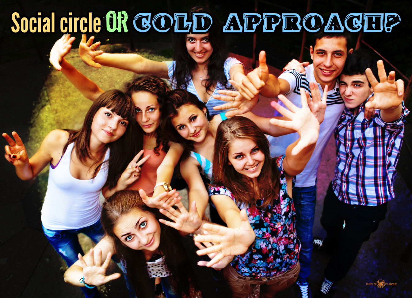 social circle vs. cold approach