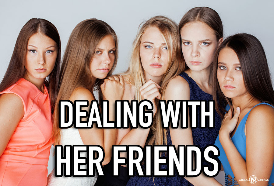 dealing with her friends