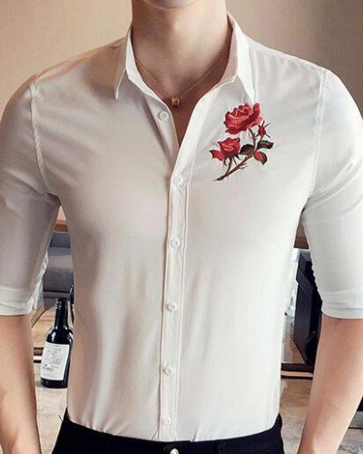 shirt with flower