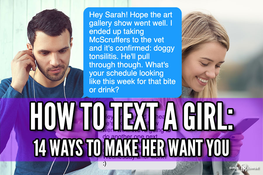 how to text a girl