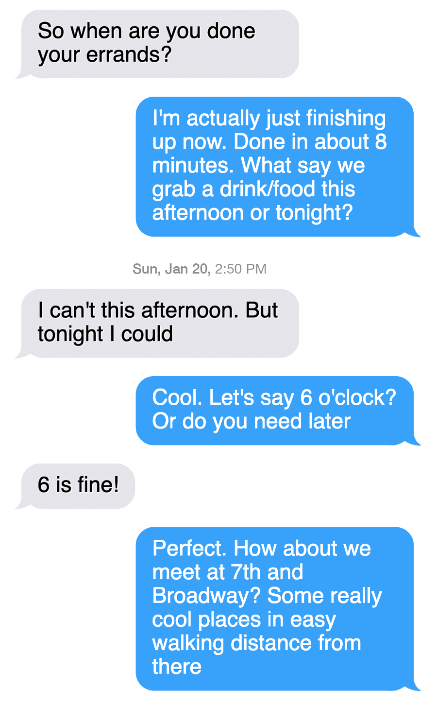 What to Text Girls After a First Date