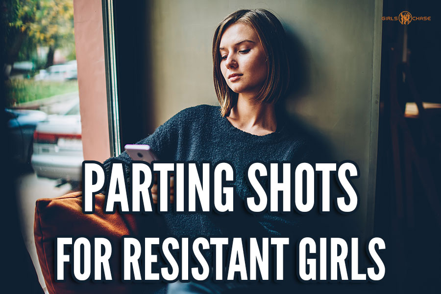 resistant girl parting shot
