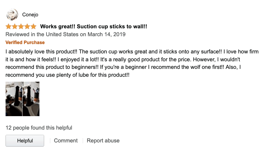 amazon horse dildo review