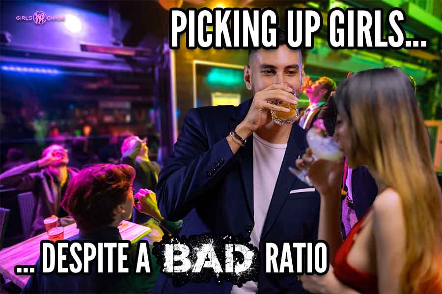 pick up girls despite a bad sex ratio