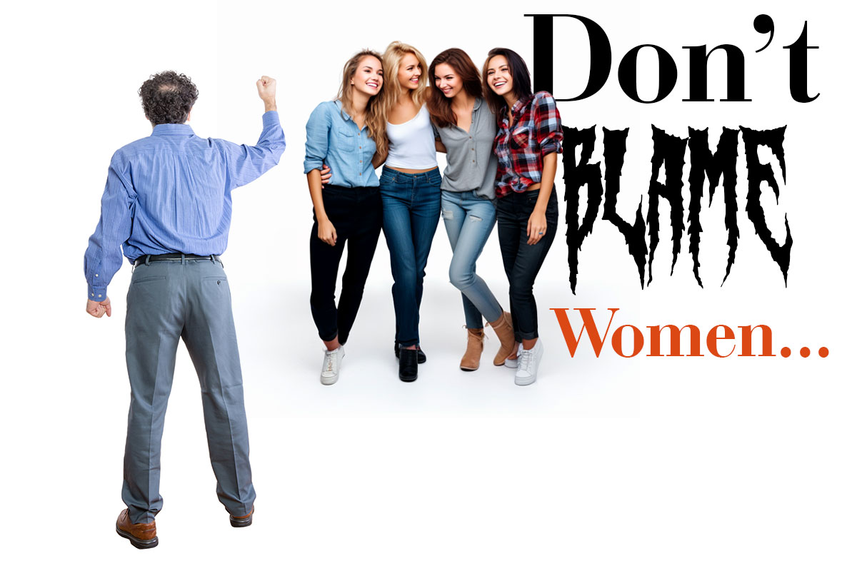 don't blame women