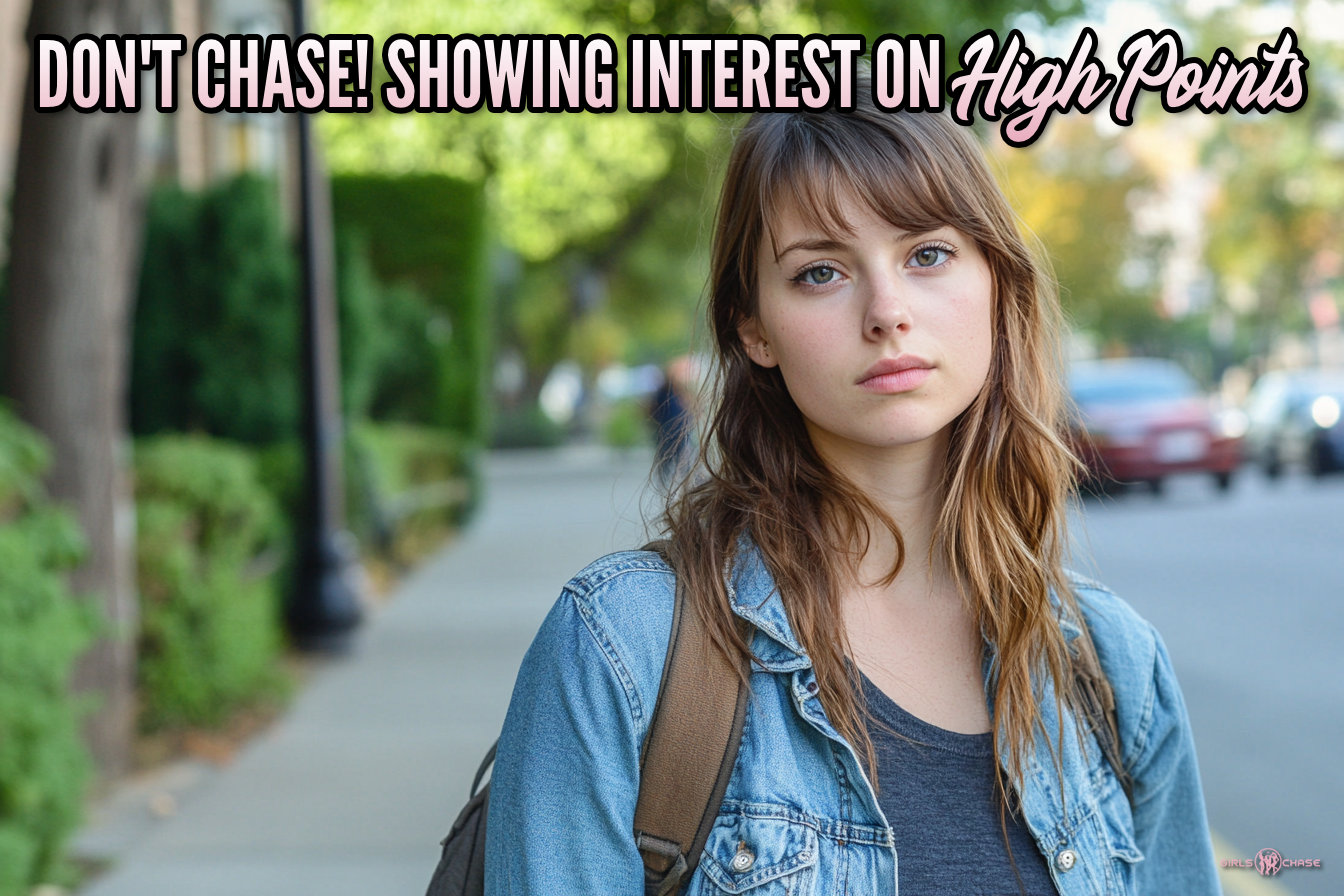 don't chase! Showing interest on high points