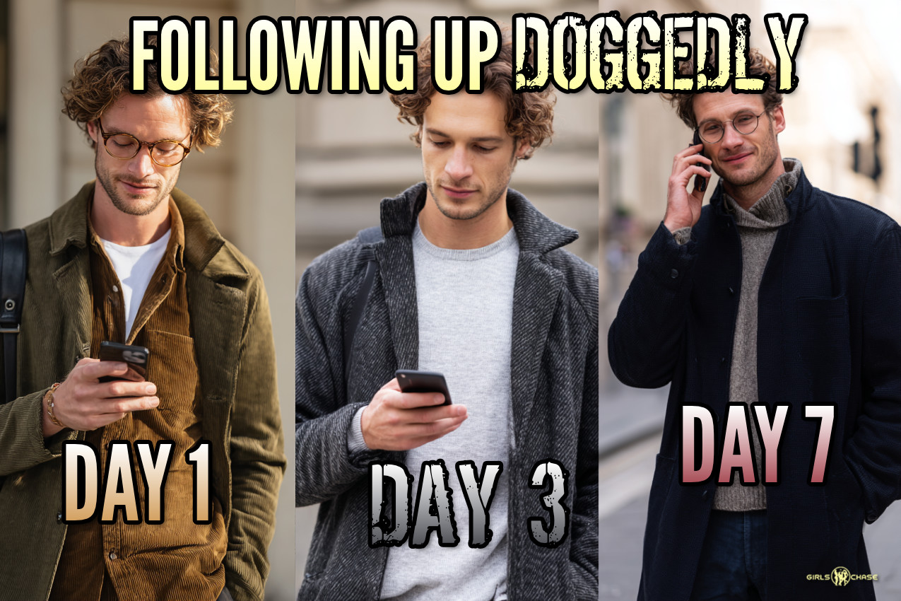 following up with women doggedly