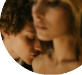 A girl and a guy talk to each other