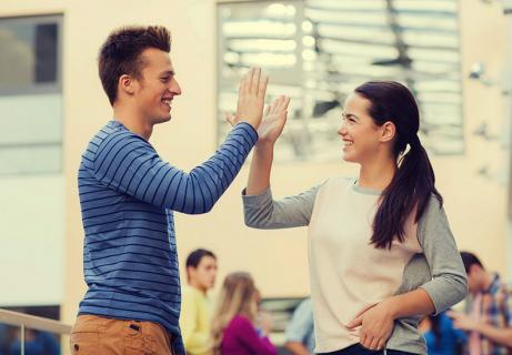 day game high five