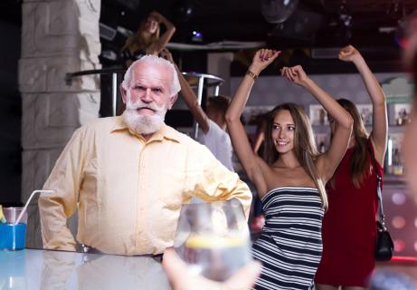too old to party