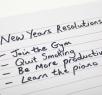 new years resolutions